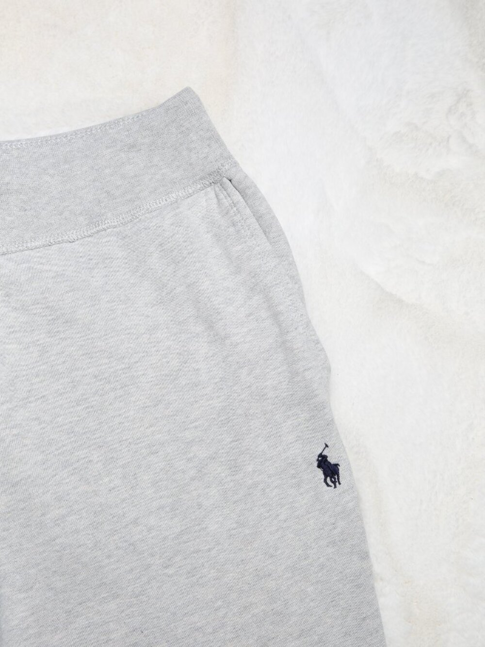 POLO Ralph Lauren Gray Drawstring Ankle Sweatpants Embroidered Pony Logo - Picture 4 of 12